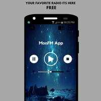 MonFM App Player UK Live Free Online Radio Affiche