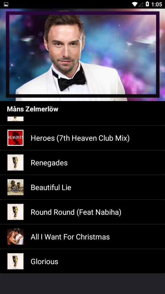 Måns Zelmerlöw - Heroes (Songs and Lyrics) APK for Android Download