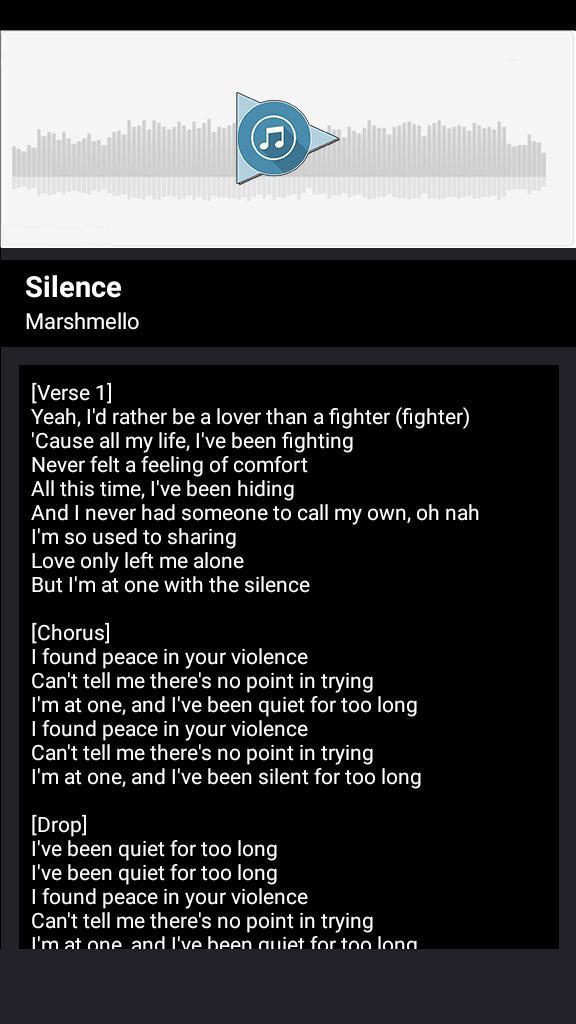 Marshmello Friends Song Lyrics For Android Apk Download