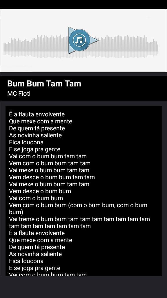 Mc Fioti Bum Bum Tam Tam Song Lyrics For Android Apk Download - bum bum tam tam roblox id