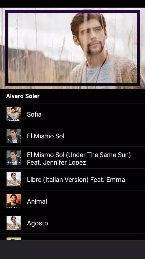 Alvaro Soler- Sofia (Songs and Lyrics) APK pour Android Télécharger