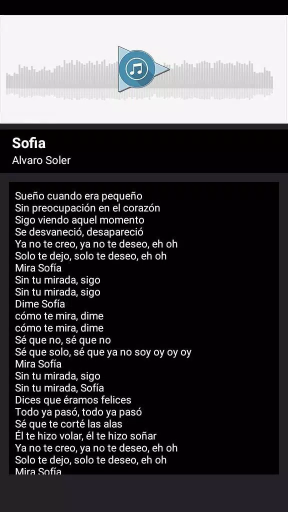 Descarga de APK de Alvaro Soler- Sofia (Songs and Lyrics) para Android