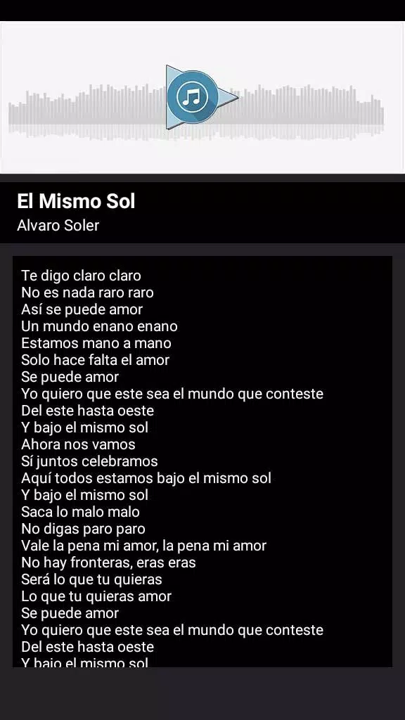 Скачать Alvaro Soler- Sofia (Songs And Lyrics) APK Для Android