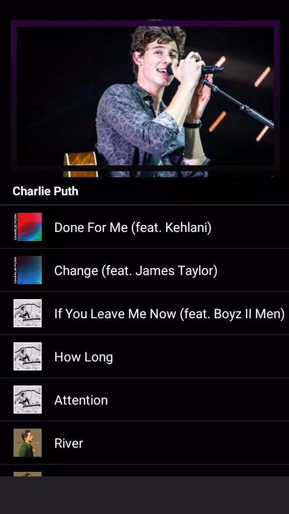 Charlie Puth - Done For Me (Songs and Lyrics) APK pour Android Télécharger