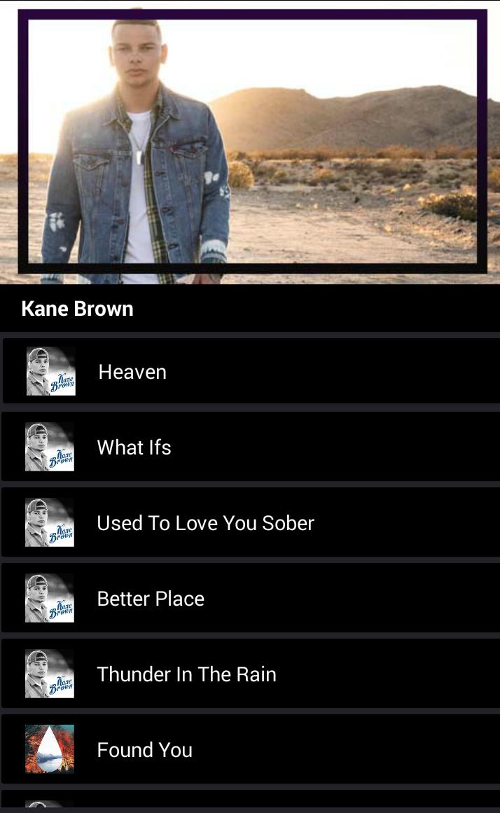 Kane Brown Heaven Songs And Lyrics For Android Apk Download