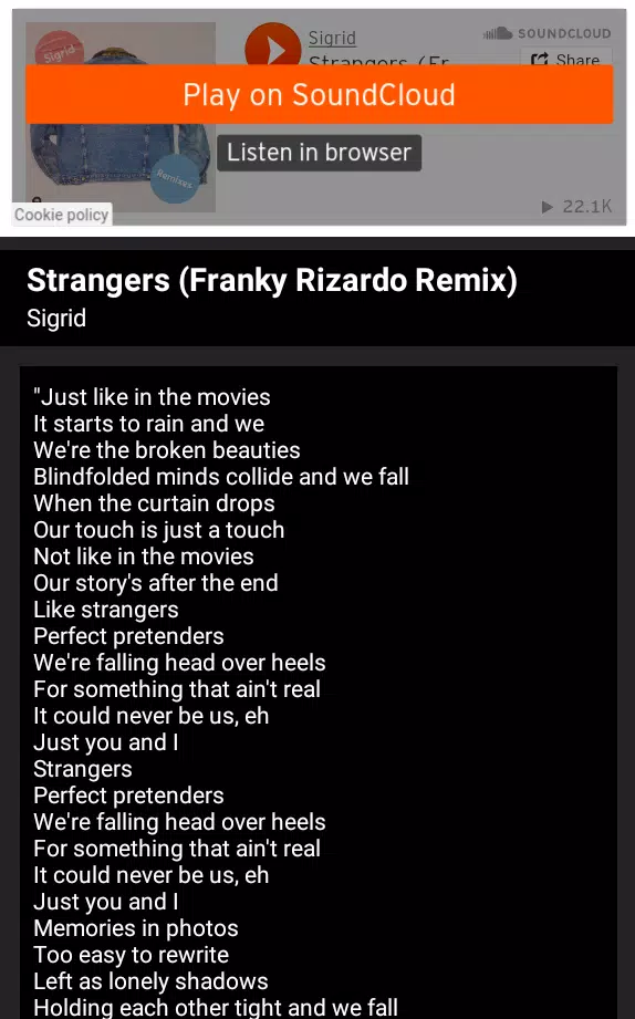 Sigrid - Strangers (All Song) APK for Android Download