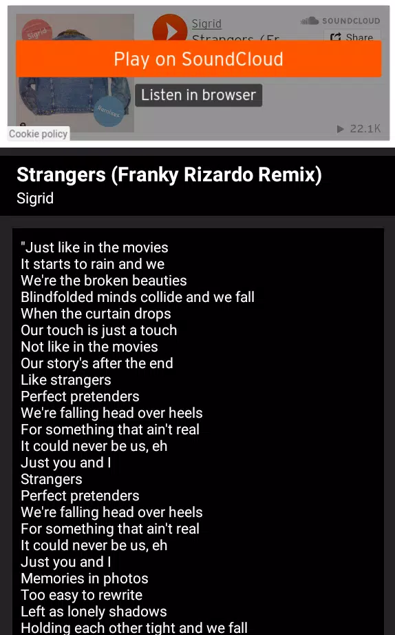 Strangers - song and lyrics by Sigrid