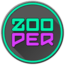 APK Blktop zooper widgets