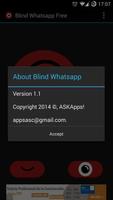 Blind for Whatsapp Free স্ক্রিনশট 2