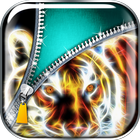 Neon Animals Zipper Lock icon