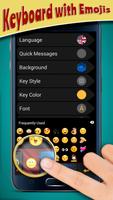 Keyboard with Emojis 포스터