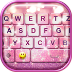 Pink Glitter Keyboard آئیکن
