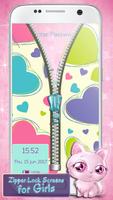 Zipper Lock Screens for Girls poster