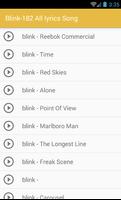 Blink-182 All Song Lyrics capture d'écran 1