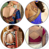 1000s of blouse designs with learning videos icon