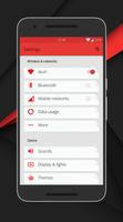 CleanUI Red CM12.1/COS Theme screenshot 1