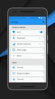 CleanUI Blue CM12.1/COS Theme imagem de tela 1