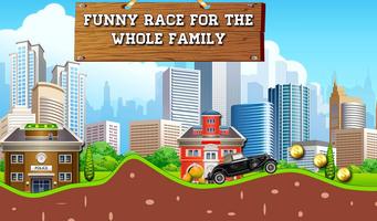 Poster Funny Retro Racing