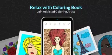 ColorArt: Masterpiece Coloring Page for Grown-Ups