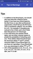 Determine Your Blood Type capture d'écran 2