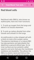 Total Blood Test and  Guide Ekran Görüntüsü 2