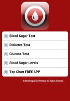 Blood Sugar Test Premium poster