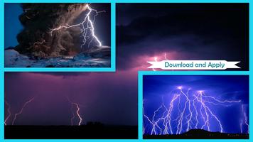 Amazing Lightning Storm Live Wallpaper Affiche