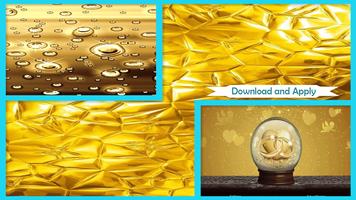 Gold Live Wallpapers Affiche