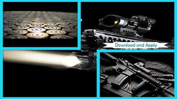 1 Schermata Guns Live Wallpaper HD