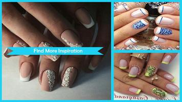 Beauty French Nail Art Ideas Affiche