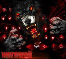 Bloody Wolf Warrior Keyboard Theme اسکرین شاٹ 3