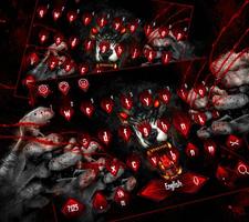 Bloody Wolf Warrior Keyboard Theme اسکرین شاٹ 1