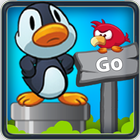 Crazy Penguin Adventure - Games Free 2018 ไอคอน