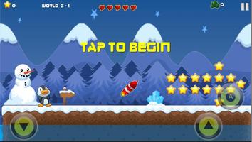 Crazy Penguin Adventure - Games Free 2018 ภาพหน้าจอ 1