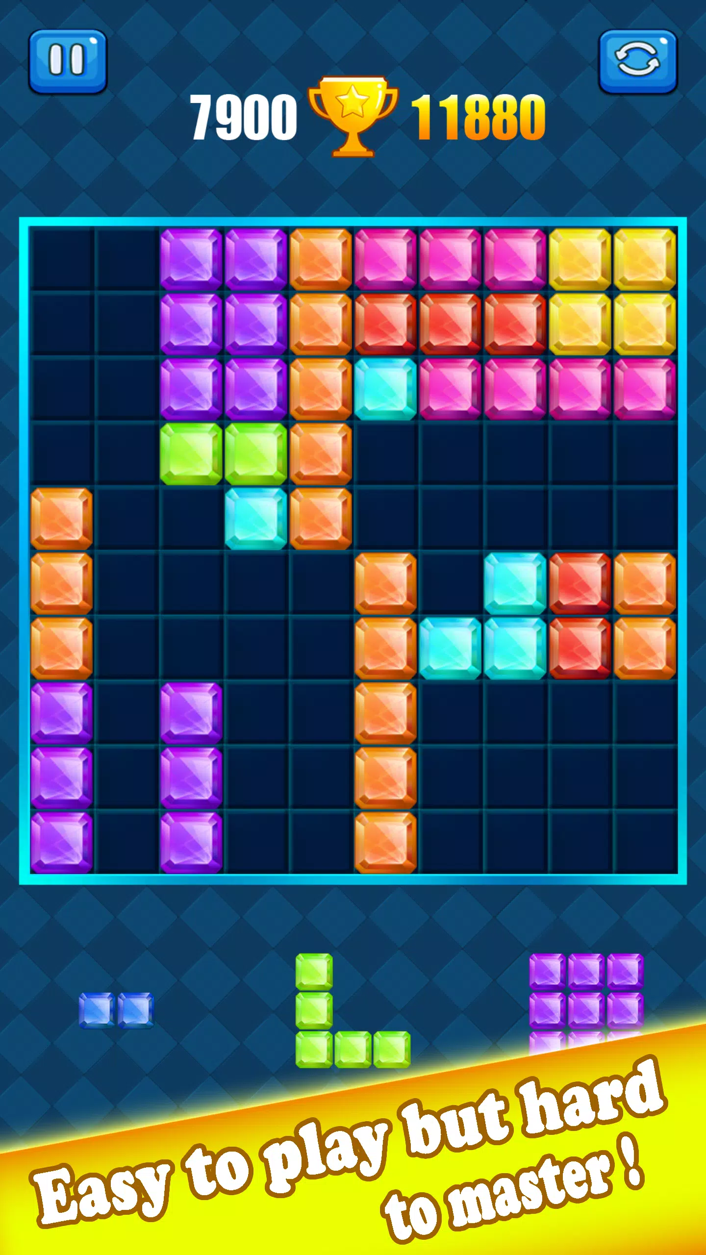 Descarga de APK de Juega al juego gratis Block Puzzle Jewel para Android