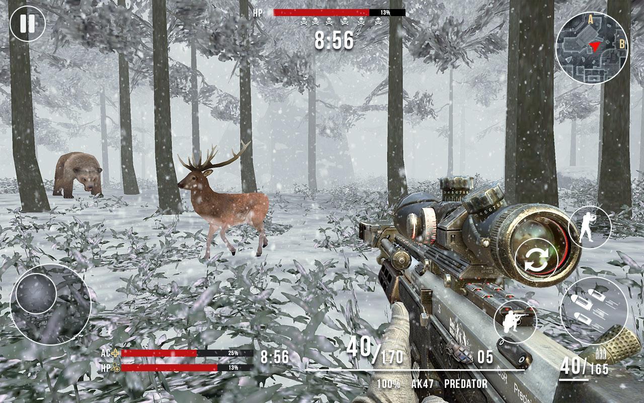 Wild Sniper Hunter Survival: Free Hunting Games APK برای دانلود اندروید
