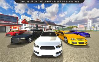 Real Limo Taxi Driver  Games تصوير الشاشة 1