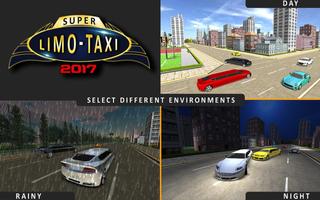Real Limo Taxi Driver  Games الملصق