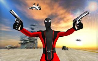 Superhero vs Stickman Navy Battle syot layar 1