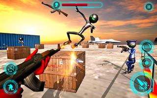 Superhero vs Stickman Navy Battle screenshot 2