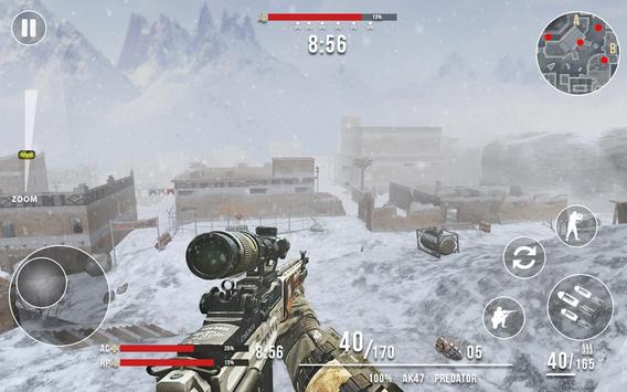 Rules of Modern World War Winter FPS Shooting Game screenshot 1