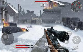 World War 2 Sniper Hero Games 스크린샷 2