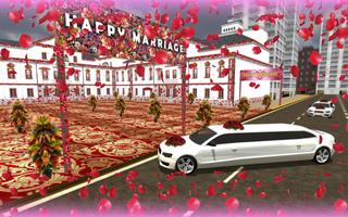 Wedding Limo Taxi Driver Fun ภาพหน้าจอ 1