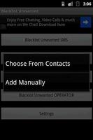 Blacklist - SMS /Call capture d'écran 1
