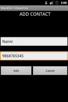Blacklist - SMS /Call screenshot 2
