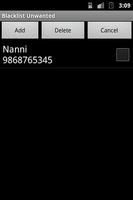 Blacklist - SMS /Call syot layar 3