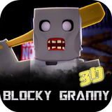 Granny Blocky Horror House 3D icône
