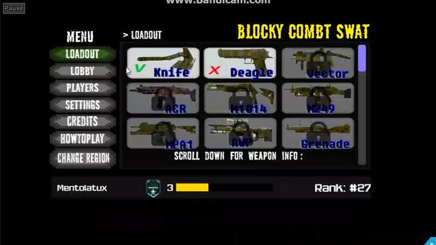 Blocky Combat SWAT banner