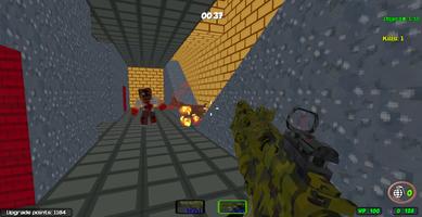 Blocky Combat Swat Offline تصوير الشاشة 1