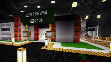 Blocky World Craft Build Survival Multiplayer Game capture d'écran 1